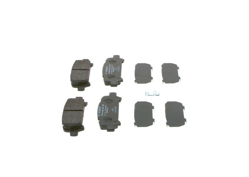 BOSCH Bremsbelagsatz, Scheibenbremse 0 986 494 445