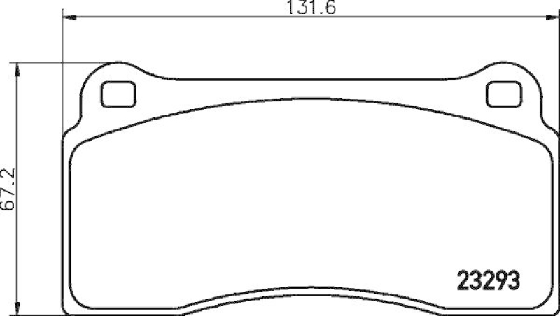 HELLA Bremsbelagsatz, Scheibenbremse 8DB 355 008-981
