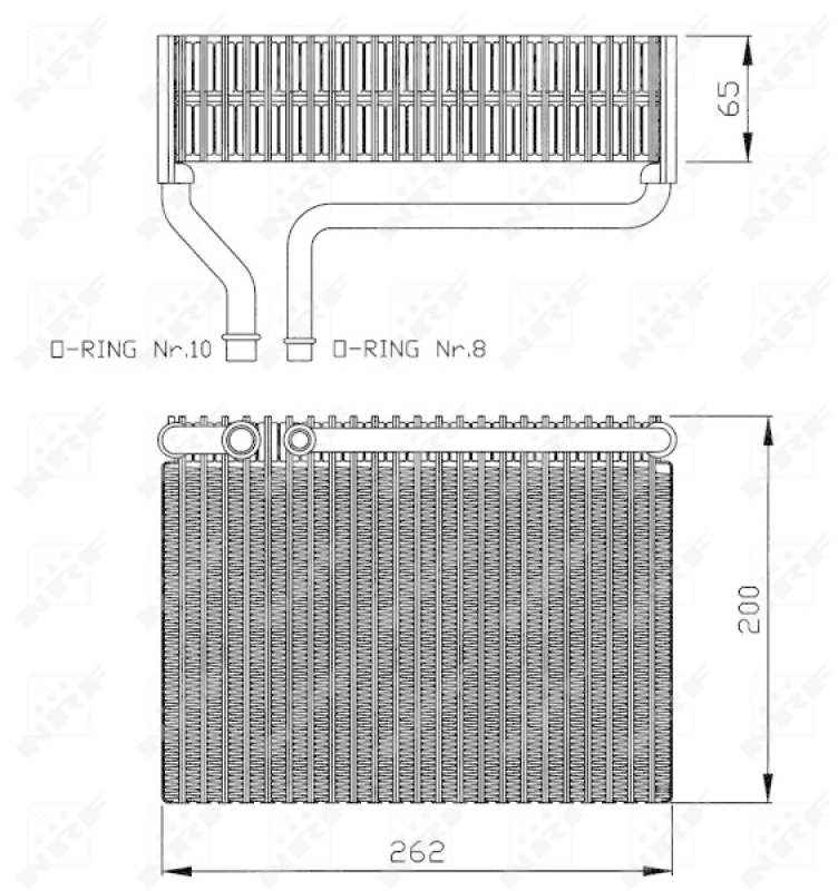 NRF Verdampfer, Klimaanlage EASY FIT 36099