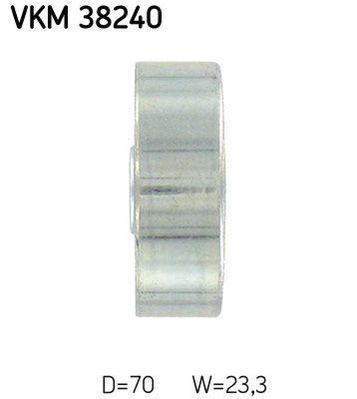 SKF Umlenk-/Führungsrolle, Keilrippenriemen VKM 38240