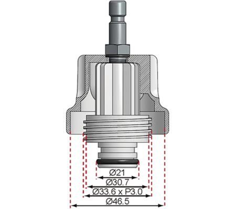 Adapter Nr. 19 für Art. 8027, 8098 | für Toyota