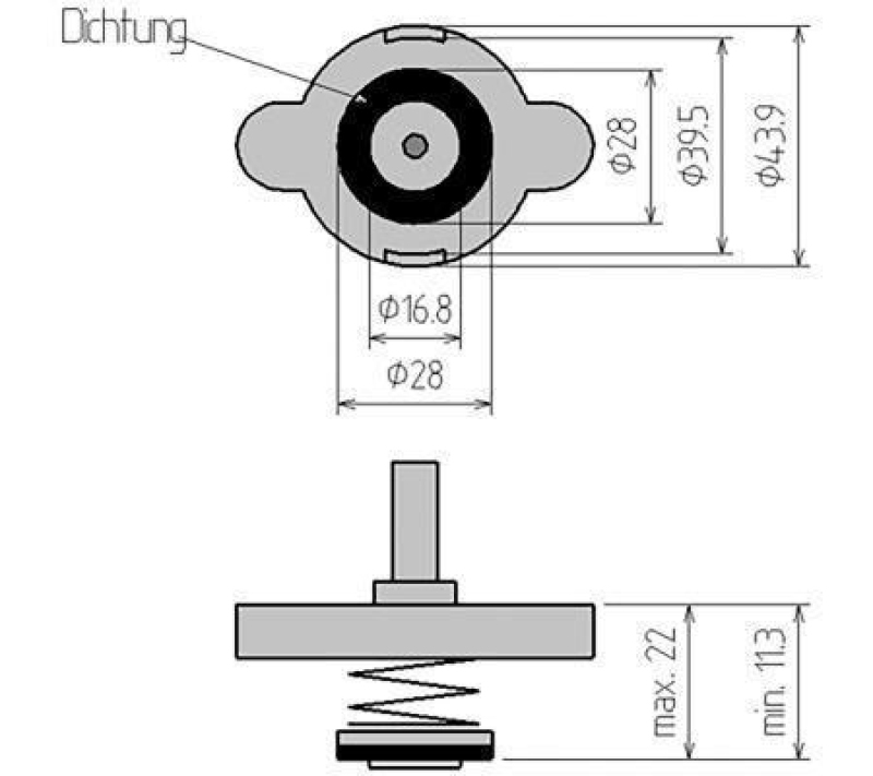 BGS Adapter, cooling system pressure test set