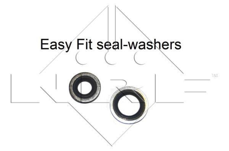 NRF Kondensator, Klimaanlage EASY FIT 350034