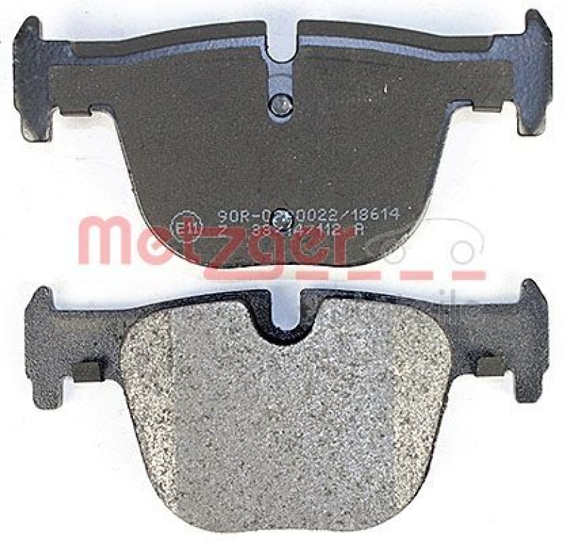 METZGER Brake Pad Set, disc brake GREENPARTS