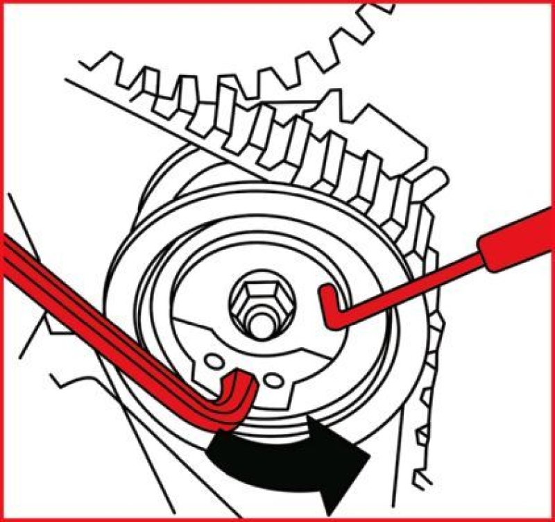 KS TOOLS Einstellwerkzeugsatz, Steuerzeiten