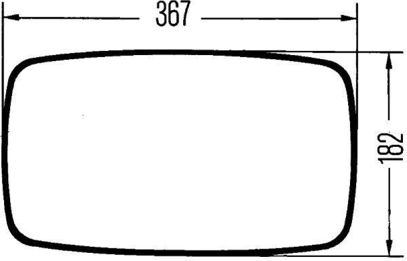 HELLA Außenspiegel 8SB 003 978-001