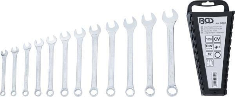 BGS Spanner Set, ring / open ended