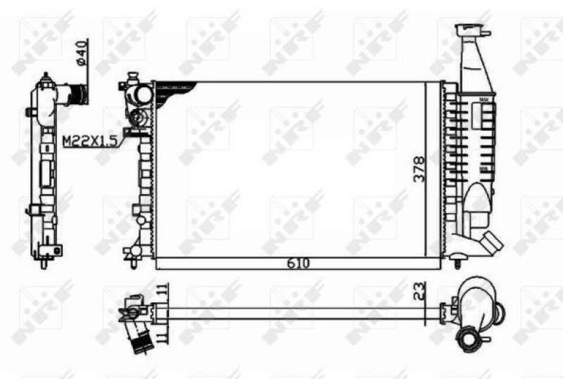 NRF Cooler, drive battery
