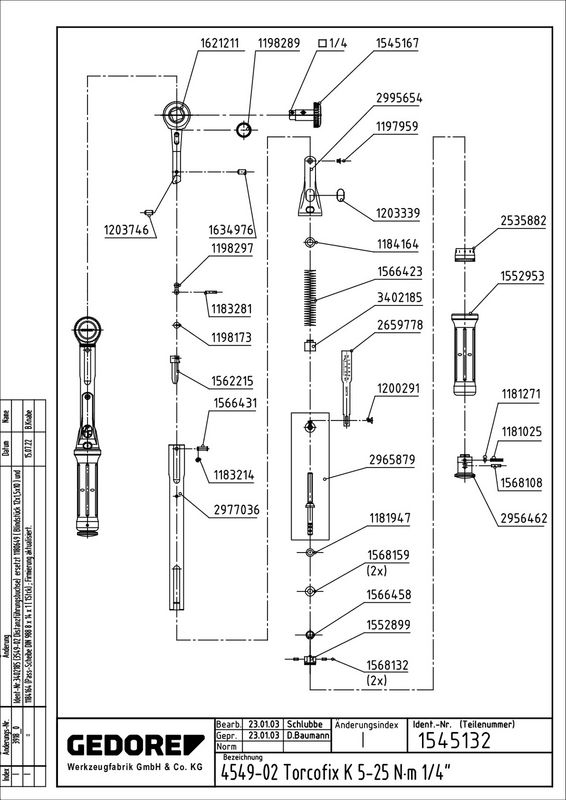 GEDORE Drehmomentschl&uuml;ssel