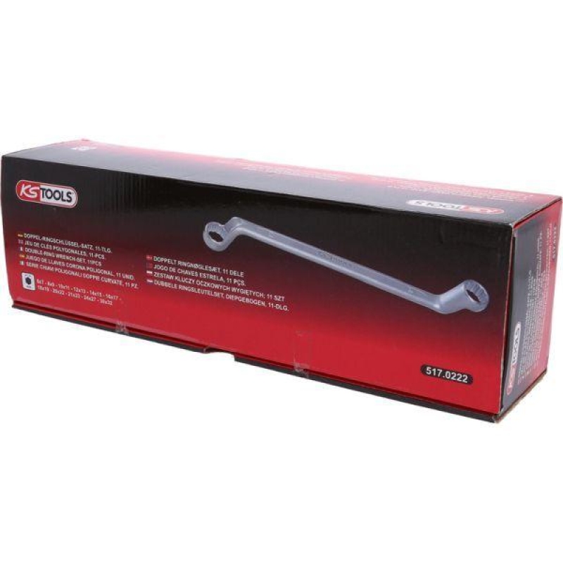KS TOOLS Double Ring Spanner Set