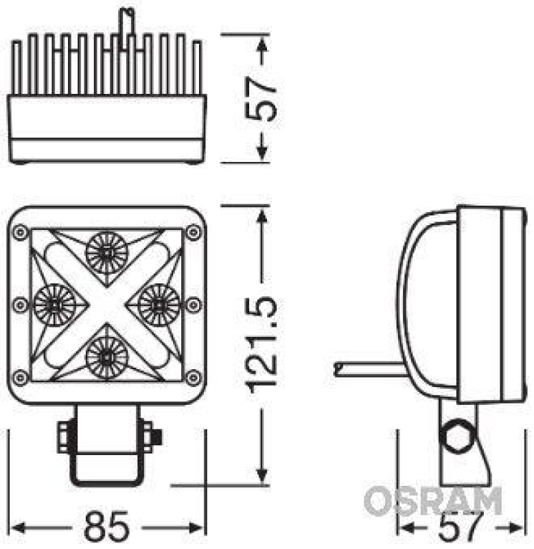 OSRAM Arbeitsscheinwerfer LEDriving® CUBE