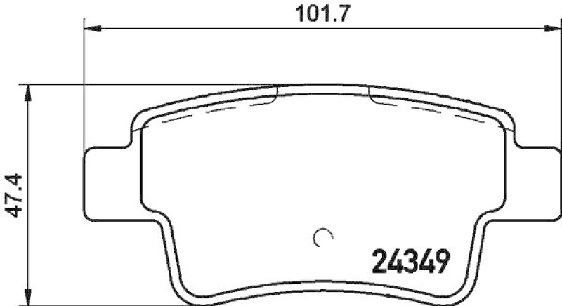 HELLA Bremsbelagsatz, Scheibenbremse 8DB 355 012-391