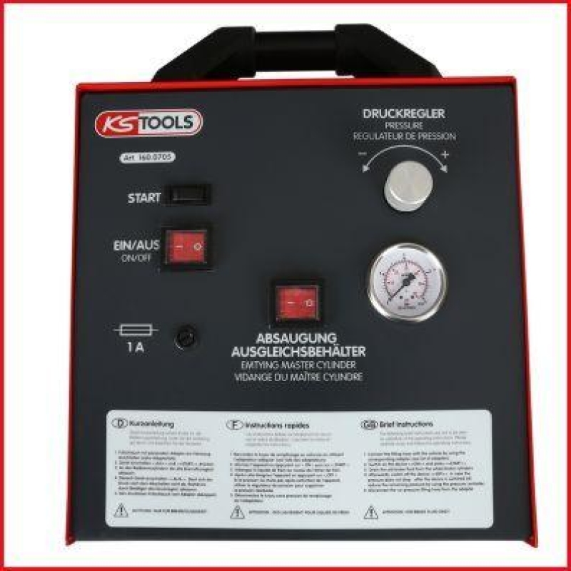 KS TOOLS Filling/Bleeding Unit, brake hydraulics