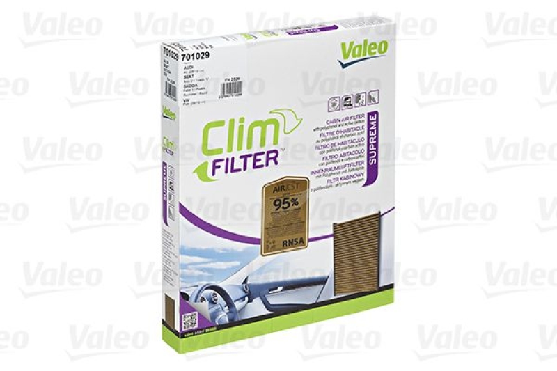 VALEO Filter, Innenraumluft CLIMFILTER SUPREME