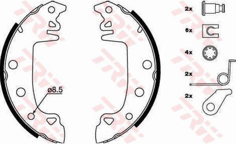 TRW Brake Shoe Set