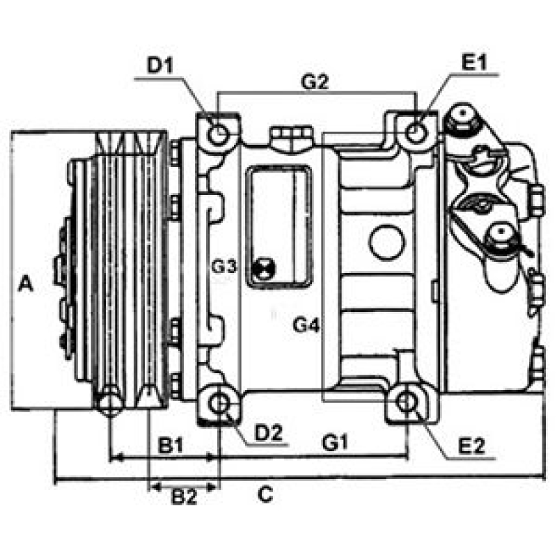 HC-Cargo Kompressor, Klimaanlage