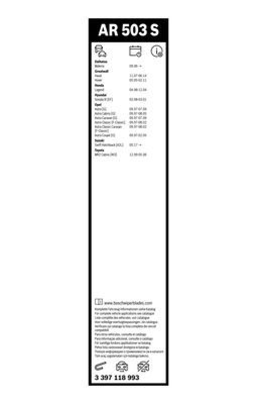 BOSCH Scheibenwischer / Wischblatt Aerotwin Retrofit