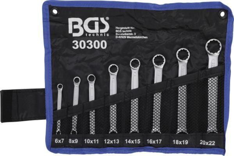 BGS Double Ring Spanner Set