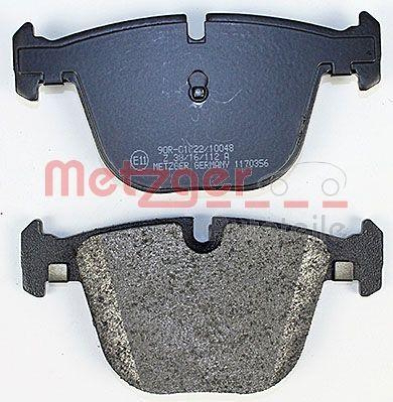 METZGER Bremsbelagsatz, Scheibenbremse GREENPARTS 1170356