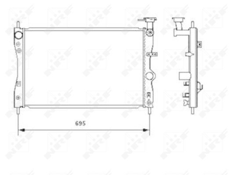 NRF Radiator, engine cooling