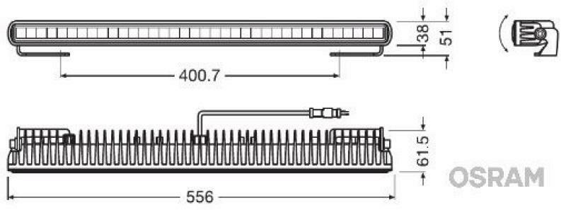 OSRAM Fernscheinwerfer LEDriving® LIGHTBAR SX500