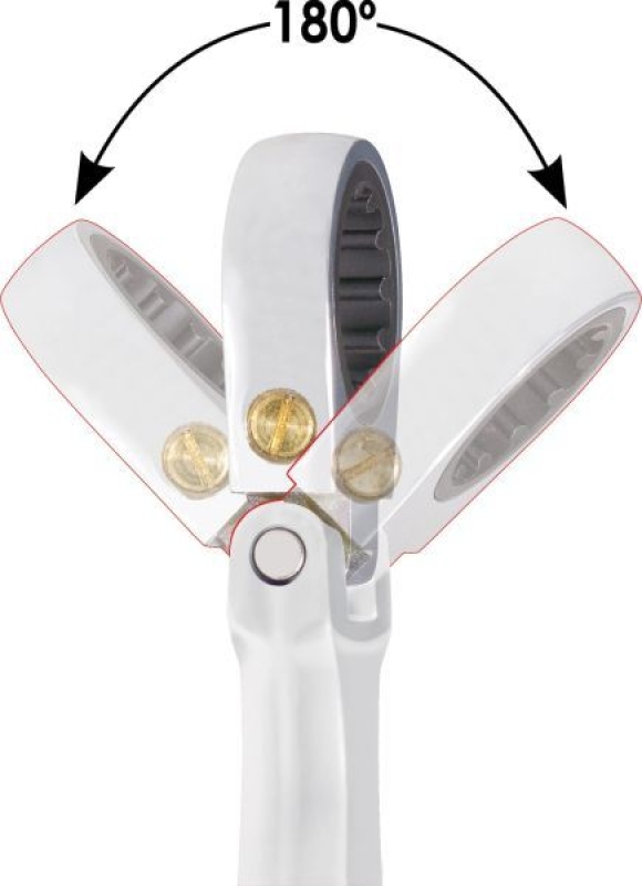 VIGOR Ratchet Ring Open-ended Spanner Set