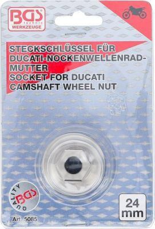 Spezial-Einsatz | für Ducati Nockenwellenradmuttern | 24 mm