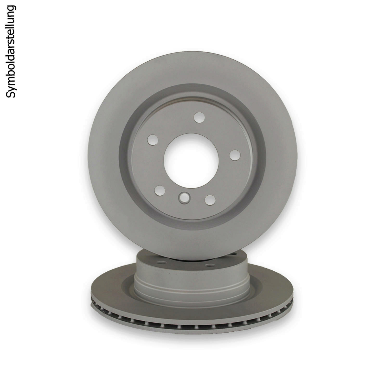 2x KRAFT AUTOMOTIVE Brake Disc
