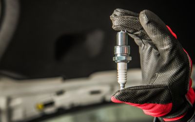 Zuendkerze eines Autos